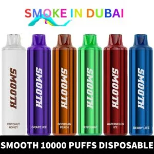 SMOOTH 10000 Puffs Disposable Vape 20 MG in Dubai
