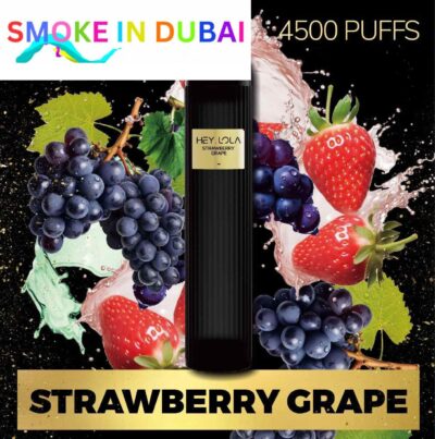 smokeindubai STRAWBERRY GRAPE Buy HEY LOLA 4500 Puffs Disposable 10ml 20mg Rechargeable Vape in Abu Dhabi UAE HEY LOLA Disposable Buy in Dubai 1.2 ohm Near Me