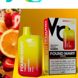smokeindubai STRAWBERRY LIME Buy VAPES BARS Found Mary Disposable FM5800 20mg 2 in Abu Dhabi UAE FM800 Disposable in Dubai Disposable vape Shop near me
