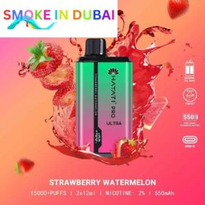 smokeindubai STRAWBERRY WATERMELON hayati pro ultra 15000 puffs price in dubai