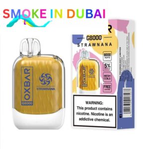 smokeindubai STRAWNANA Buy OXBAR 8000 Puffs in UAE OXBAR G8000 Disposable in Dubai OXBAR Disposable Vape Dubai OXBAR 8000 Dubai Vape shop near me