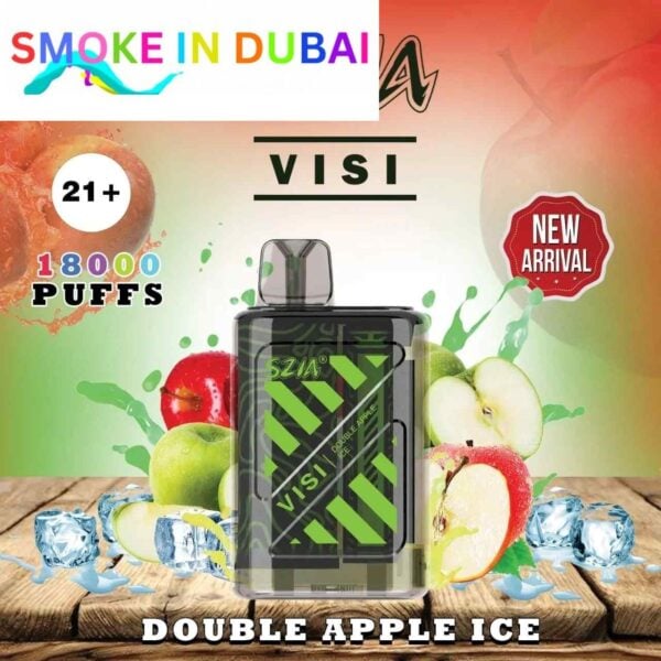 smokeindubai SZIA Visi 18000 Puffs Price in Dubai DOUBLE APPLE ICE 3