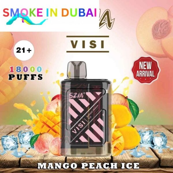 smokeindubai SZIA Visi 18000 Puffs Price in Dubai MANGO PEACH ICE 3