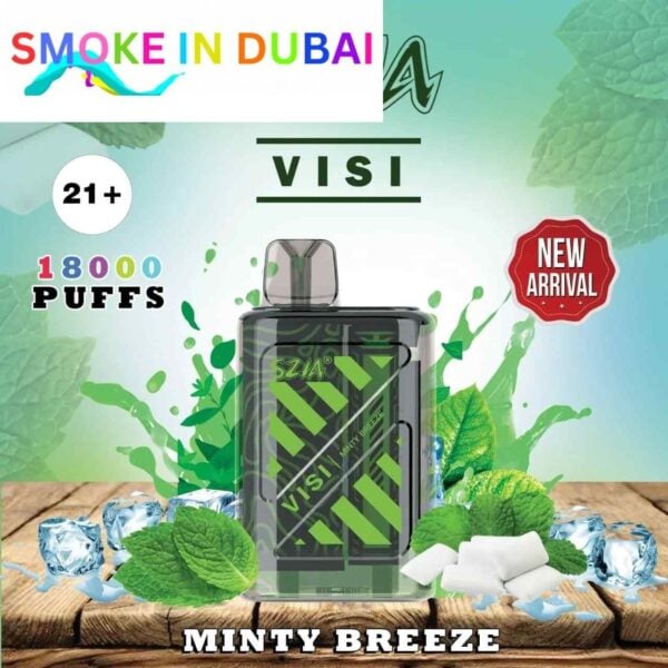 smokeindubai SZIA Visi 18000 Puffs Price in Dubai MINTY BREEZE 3