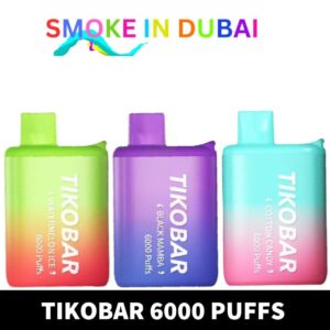 Tikobar 6000 Puffs Disposable Vape Rechargeable Buy in UAE Dubai