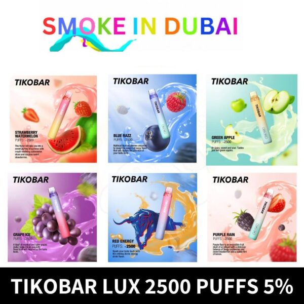 smokeindubai TIKOBAR LUX 2500 PUFFS 5 1