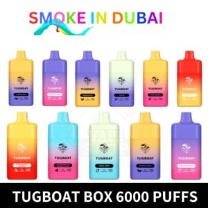 Tugboat Box 2% & 5% nicotine 6000 Puffs Rechargeable Disposable Vape