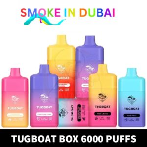 Tugboat Box 2% & 5% nicotine 6000 Puffs Rechargeable Disposable Vape