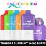 TUGBOAT SUPER KIT 24000 PUFFS 5% NICOTINE DISPOSABLE VAPE