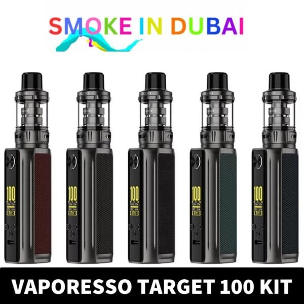 smokeindubai Target 100 Vaporesso Pod System Kit 100W Vape Kit in UAE. VAPORESSO Target 100 Pod Mod Shop in Dubai. Vaporesso Vape Kit shop near me