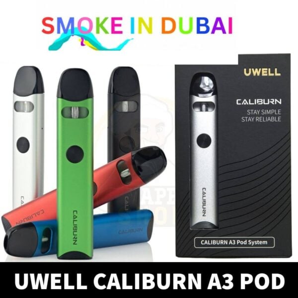 smokeindubai UWELL CALIBURN A3 POD KIT VAPE KIT POD SYSTEM VAPOR VAP SHOP AE DUBAI UAE NEAR ME