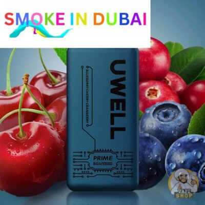 smokeindubai UWELL PRIME BG12000 VAPE Price in Dubai BLUEBERRY CHERRY CRANBERRY 2