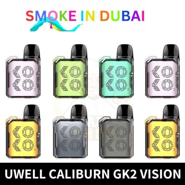 smokeindubai Uwell Caliburn GK2 Vision 18W 690mAh Pod System in Dubai UAE