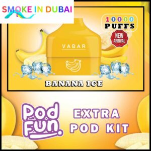 smokeindubai VABAR Pod Fun Extra Pod 10000 Puffs Disposable Vape in Dubai. VABAR Pod Fun 1000 Puffs Disposable Pod Device shop near me