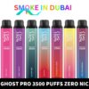 smokeindubai VAPES BARS GHOST PRO Zero Nicotine 3500 Puffs Price in Dubai