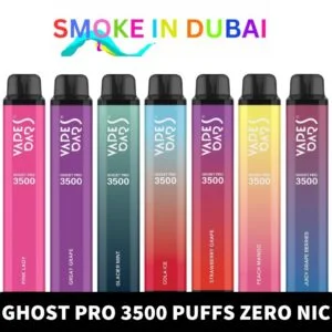 VAPES BARS Ghost Pro 3500 Puffs (0%) Zero Nicotine Disposable Vape in Dubai