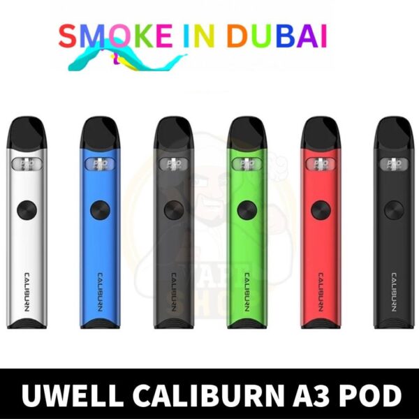 smokeindubai VARIATIONS UWELL CALIBURN A3 POD KIT VAPE KIT POD SYSTEM VAPOR VAP SHOP AE DUBAI UAE NEAR ME