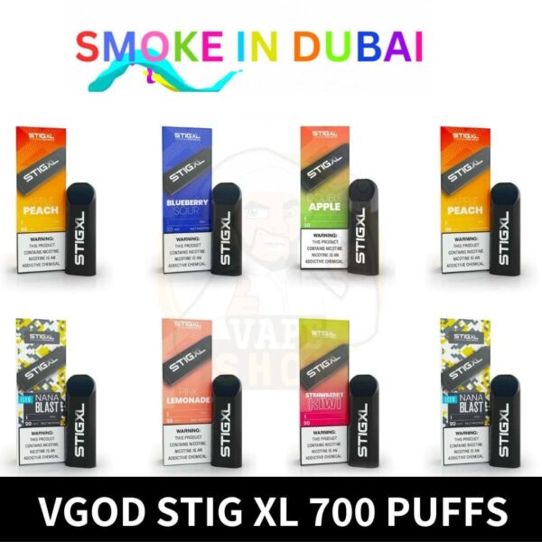 smokeindubai VGOD STIG XL 700 PUFFS DISPOSABLE IN UAE
