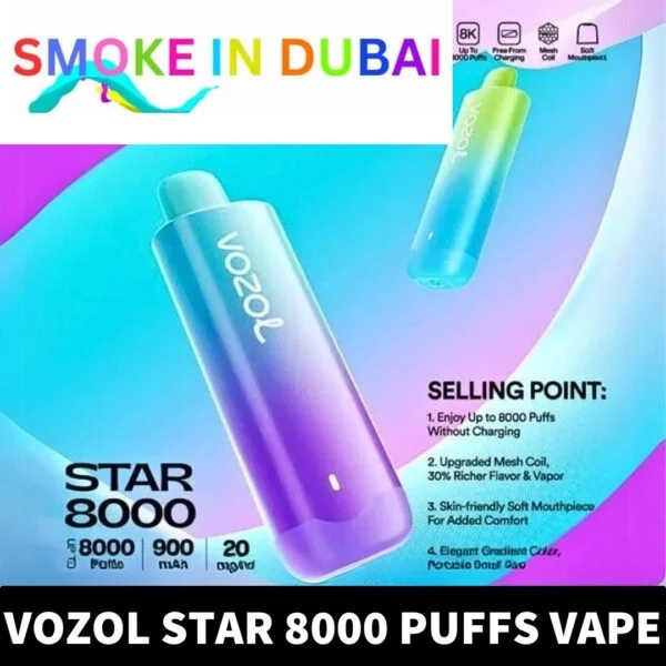 smokeindubai VOZOL Star 8000 Puffs Price in Dubai 3