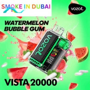 smokeindubai WATERMELON BUBBLE GUM vozol vista 20000 price in dubai