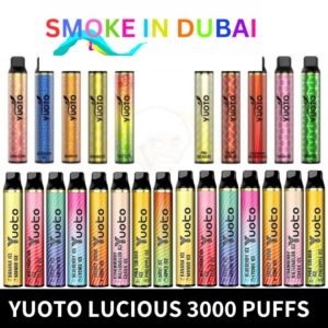 Youto Lucious 3000 puffs Disposable Vape in vape shop uae