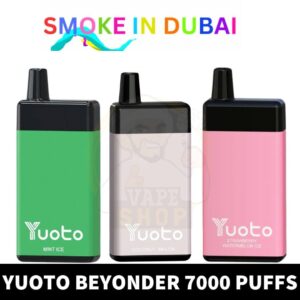 Yuoto Beyonder Disposable 7000 Puffs 50mg Rechargeable Vape in Dubai
