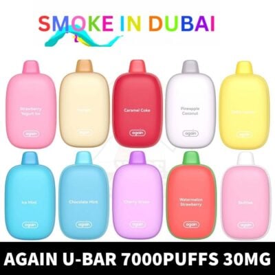 Again U Bar 30MG & 50MG 7000puffs Disposable Rechargeable Vape In Dubai