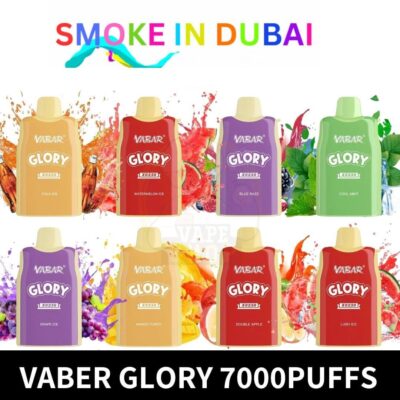 smokeindubai best Vabar Glory Disposable 7000 Puffs 20MG 50MG Rechargeable Vape in Dubai Vaber Glory 7000 Vaber 7000Puffs Vape Shop Near me