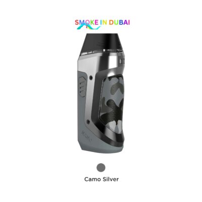 smokeindubai camo silver Buy GEEKVAPE Aegis Nano Kit 800mAh Pod System 30W Vape kit in UAE Aegis Nano Kit Dubai Aegis Nano Pod System Dubai Vape near me scaled 1
