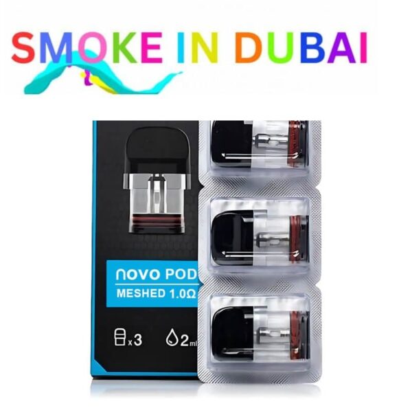 smokeindubai smok novo replacement pods price in Dubai MESHED 1.0ohm 1