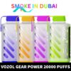 smokeindubai vozol gear power 20000 puffs price in dubai